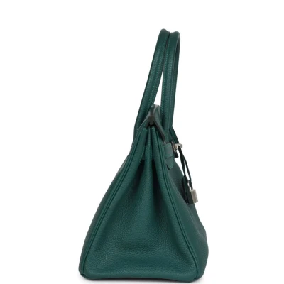 Hermes Birkin 30 Malachite Togo Palladium Hardware