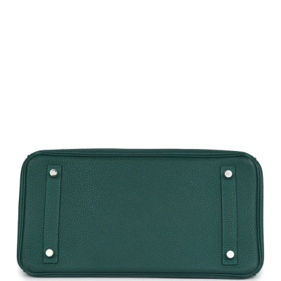 Hermes Birkin 30 Malachite Togo Palladium Hardware