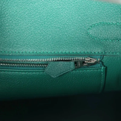 Hermes Birkin 30 Malachite Togo Palladium Hardware