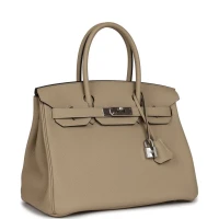Hermes Birkin 30 Trench Togo Palladium Hardware Hermes Birkin 30 Trench Togo Palladium Hardware