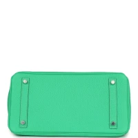 Hermes Birkin 30 Vert Comics Togo Palladium Hardware