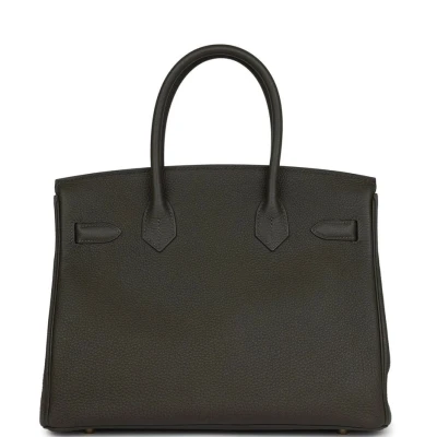 Hermes Birkin 30 Vert de Gris Togo Gold Hardware Hermes Birkin 30 Vert de Gris Togo Gold Hardware