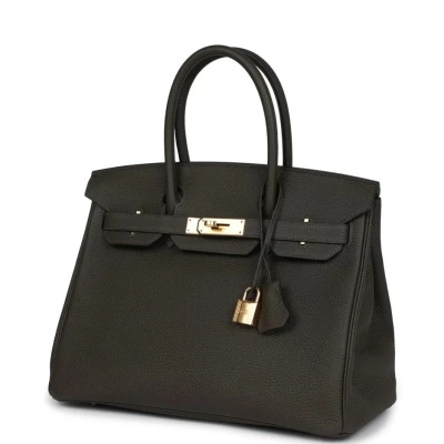 Hermes Birkin 30 Vert de Gris Togo Gold Hardware Hermes Birkin 30 Vert de Gris Togo Gold Hardware