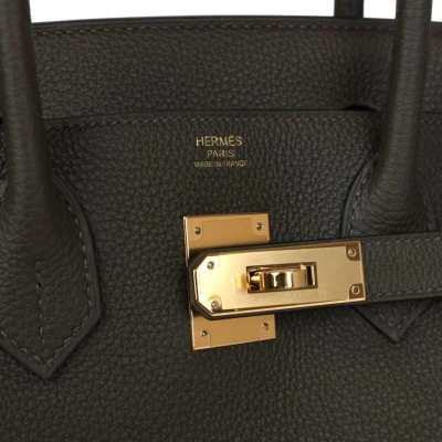 Hermes Birkin 30 Vert de Gris Togo Gold Hardware Hermes Birkin 30 Vert de Gris Togo Gold Hardware