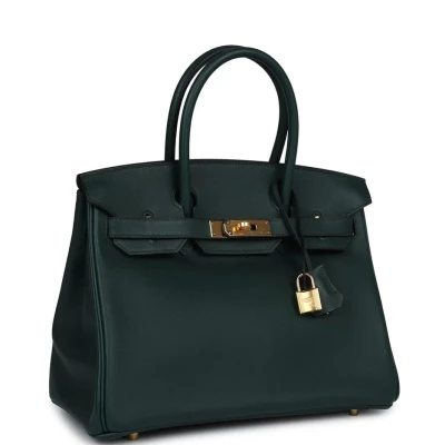 Hermes Birkin 30 Vert Tropical Jonathan Gold Hardware Hermes Birkin 30 Vert Tropical Jonathan Gold Hardware
