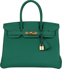 Hermes Birkin 30 Vert Vertigo Gold Hardware Hermes Birkin 30 Vert Vertigo Gold Hardware