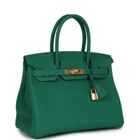 Hermes Birkin 30 Vert Vertigo Gold Hardware Hermes Birkin 30 Vert Vertigo Gold Hardware