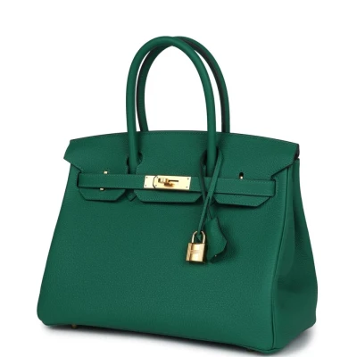 Hermes Birkin 30 Vert Vertigo Gold Hardware Hermes Birkin 30 Vert Vertigo Gold Hardware