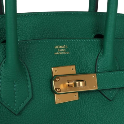 Hermes Birkin 30 Vert Vertigo Gold Hardware Hermes Birkin 30 Vert Vertigo Gold Hardware
