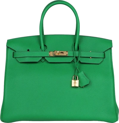 Hermes Birkin 35 Bambou Clemence Gold Hardware Hermes Birkin 35 Bambou Clemence Gold Hardware