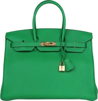Hermes Birkin 35 Bambou Clemence Gold Hardware Hermes Birkin 35 Bambou Clemence Gold Hardware