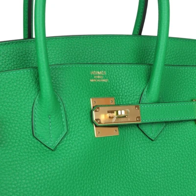 Hermes Birkin 35 Bambou Clemence Gold Hardware Hermes Birkin 35 Bambou Clemence Gold Hardware
