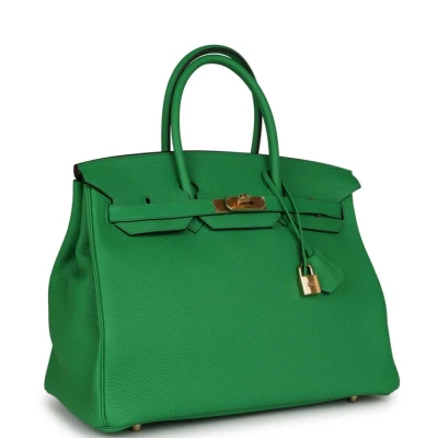 Hermes Birkin 35 Bambou Togo Gold Hardware Hermes Birkin 35 Bambou Togo Gold Hardware