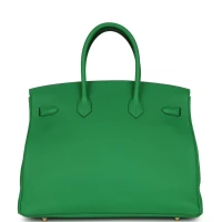 Hermes Birkin 35 Bambou Togo Gold Hardware Hermes Birkin 35 Bambou Togo Gold Hardware