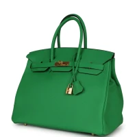 Hermes Birkin 35 Bambou Togo Gold Hardware Hermes Birkin 35 Bambou Togo Gold Hardware