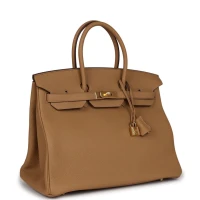 Hermes Birkin 35 Biscuit Togo Gold Hardware Hermes Birkin 35 Biscuit Togo Gold Hardware