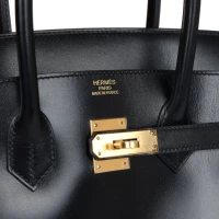 Hermes Birkin 35 Black Box Gold Hardware Hermes Birkin 35 Black Box Gold Hardware
