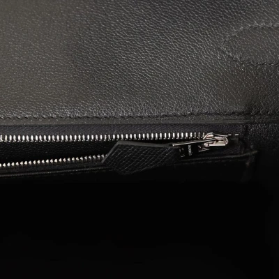 Hermes Birkin 35 Black Epsom Palladium Hardware