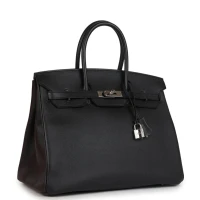 Hermes Birkin 35 Black Epsom Palladium Hardware Hermes Birkin 35 Black Epsom Palladium Hardware