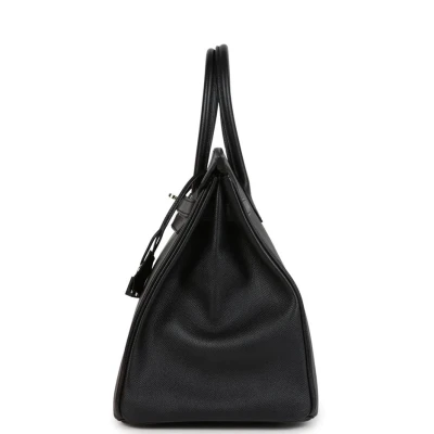 Hermes Birkin 35 Black Epsom Palladium Hardware Hermes Birkin 35 Black Epsom Palladium Hardware