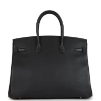 Hermes Birkin 35 Black Epsom Palladium Hardware Hermes Birkin 35 Black Epsom Palladium Hardware