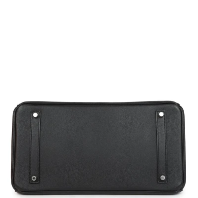 Hermes Birkin 35 Black Epsom Palladium Hardware Hermes Birkin 35 Black Epsom Palladium Hardware