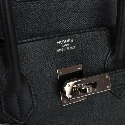 Hermes Birkin 35 Black Epsom Palladium Hardware Hermes Birkin 35 Black Epsom Palladium Hardware