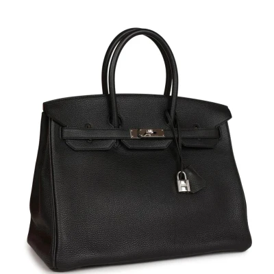 Hermes Birkin 35 Black Togo Palladium Hardware Hermes Birkin 35 Black Togo Palladium Hardware
