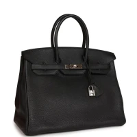Hermes Birkin 35 Black Togo Palladium Hardware Hermes Birkin 35 Black Togo Palladium Hardware