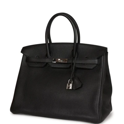 Hermes Birkin 35 Black Togo Palladium Hardware Hermes Birkin 35 Black Togo Palladium Hardware