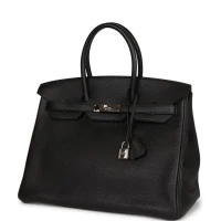 Hermes Birkin 35 Black Togo Palladium Hardware Hermes Birkin 35 Black Togo Palladium Hardware