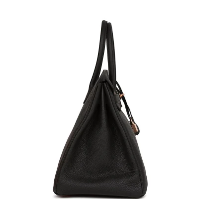 Hermes Birkin 35 Black Togo Rose Gold Hardware Hermes Birkin 35 Black Togo Rose Gold Hardware