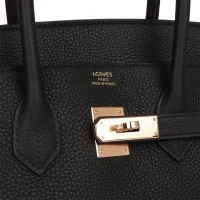 Hermes Birkin 35 Black Togo Rose Gold Hardware Hermes Birkin 35 Black Togo Rose Gold Hardware
