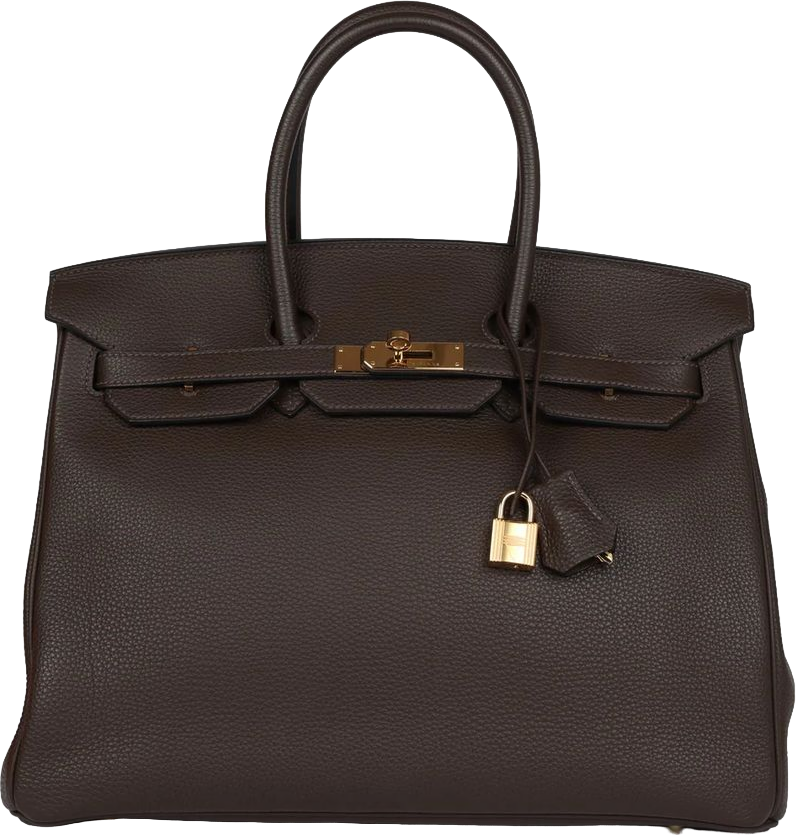 Hermes Birkin 35 Chocolate Togo Gold Hardware