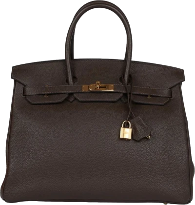 Hermes Birkin 35 Chocolate Togo Gold Hardware Hermes Birkin 35 Chocolate Togo Gold Hardware
