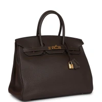 Hermes Birkin 35 Chocolate Togo Gold Hardware Hermes Birkin 35 Chocolate Togo Gold Hardware