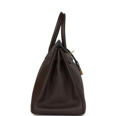 Hermes Birkin 35 Chocolate Togo Gold Hardware Hermes Birkin 35 Chocolate Togo Gold Hardware