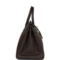 Hermes Birkin 35 Chocolate Togo Gold Hardware Hermes Birkin 35 Chocolate Togo Gold Hardware