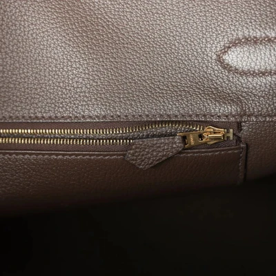 Hermes Birkin 35 Chocolate Togo Gold Hardware Hermes Birkin 35 Chocolate Togo Gold Hardware
