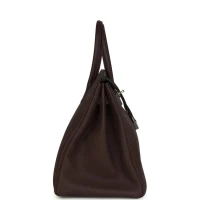 Hermes Birkin 35 Chocolate Togo Palladium Hardware Hermes Birkin 35 Chocolate Togo Palladium Hardware
