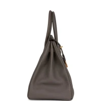 Hermes Birkin 35 Etain Togo Gold Hardware Hermes Birkin 35 Etain Togo Gold Hardware