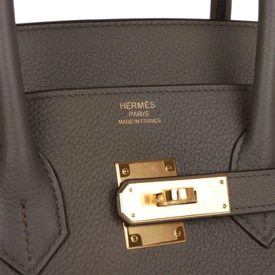 Hermes Birkin 35 Etain Togo Gold Hardware Hermes Birkin 35 Etain Togo Gold Hardware