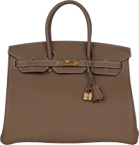 Hermes Birkin 35 Etoupe Togo Gold Hardware Hermes Birkin 35 Etoupe Togo Gold Hardware
