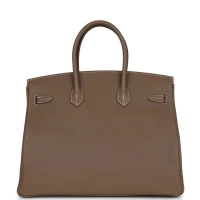Hermes Birkin 35 Etoupe Togo Gold Hardware Hermes Birkin 35 Etoupe Togo Gold Hardware