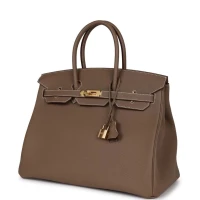 Hermes Birkin 35 Etoupe Togo Gold Hardware Hermes Birkin 35 Etoupe Togo Gold Hardware
