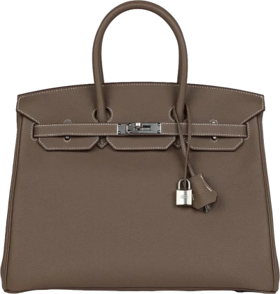 Hermes Birkin 35 Etoupe Togo Palladium Hardware Hermes Birkin 35 Etoupe Togo Palladium Hardware