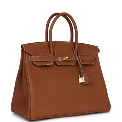 Hermes Birkin 35 Gold Togo Gold Hardware Hermes Birkin 35 Gold Togo Gold Hardware