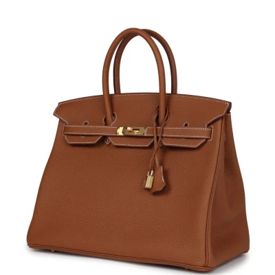 Hermes Birkin 35 Gold Togo Gold Hardware Hermes Birkin 35 Gold Togo Gold Hardware