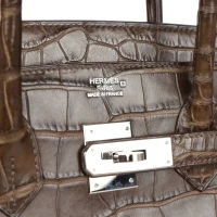 Hermes Birkin 35 Gris Elephant Matte Alligator Palladium Hardware Hermes Birkin 35 Gris Elephant Matte Alligator Palladium Hardware
