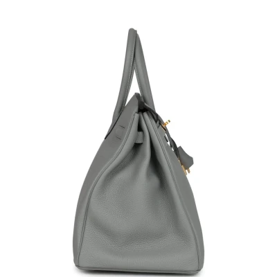 Hermes Birkin 35 Gris Mouette Togo Gold Hardware Hermes Birkin 35 Gris Mouette Togo Gold Hardware